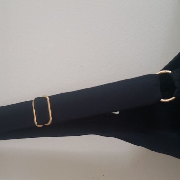 Avenue Black Fringe One Piece Swimsuit new Size 22 - Picture 5 of 8